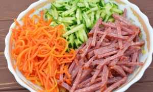 Лучшие рецепты приготовления салата с фасолью и копчёной колбасой
