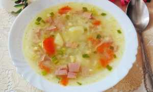 Рецепты супа с копчёной колбасой