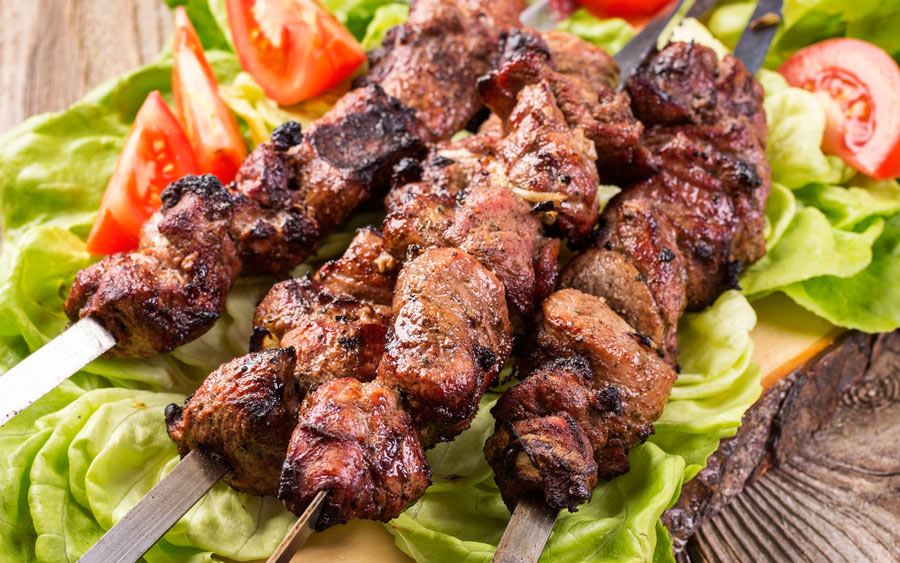 Баран кусками