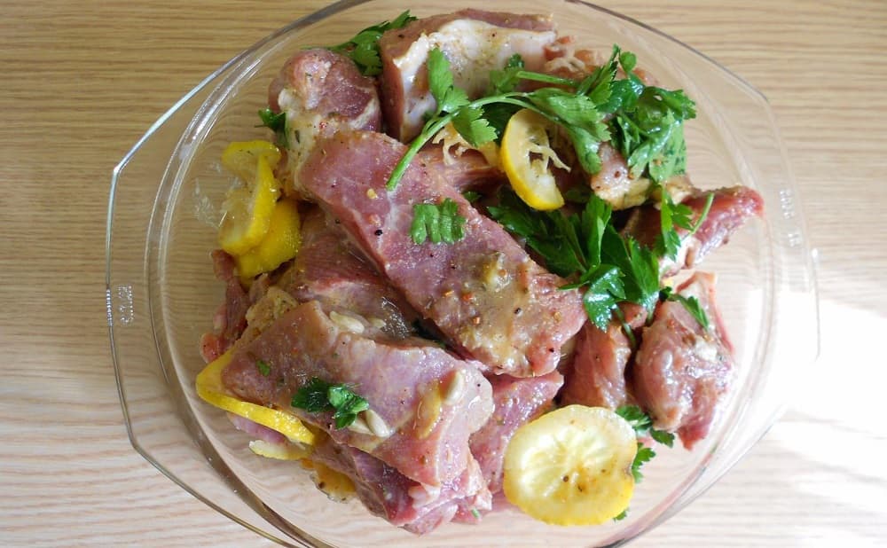 Баранина с лимоном
