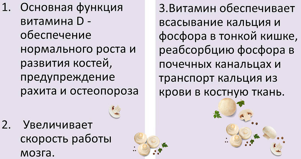 Функции витамина D