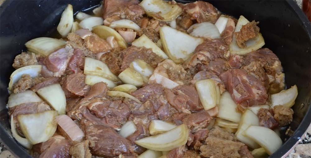 Хлебный маринад для шашлыка