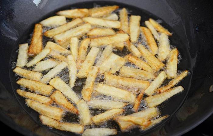 Картошка для шаурмы с курицей