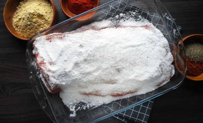 Конина под солью