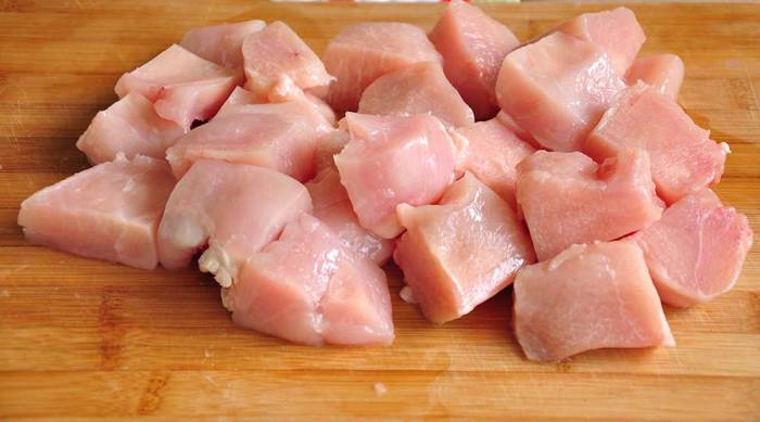 Кусочки куриного филе