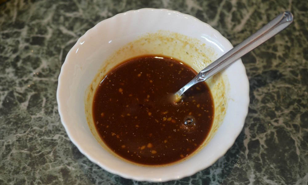 Лимонный маринад с горчицей