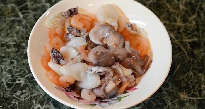 Морепродукты для шаурмы