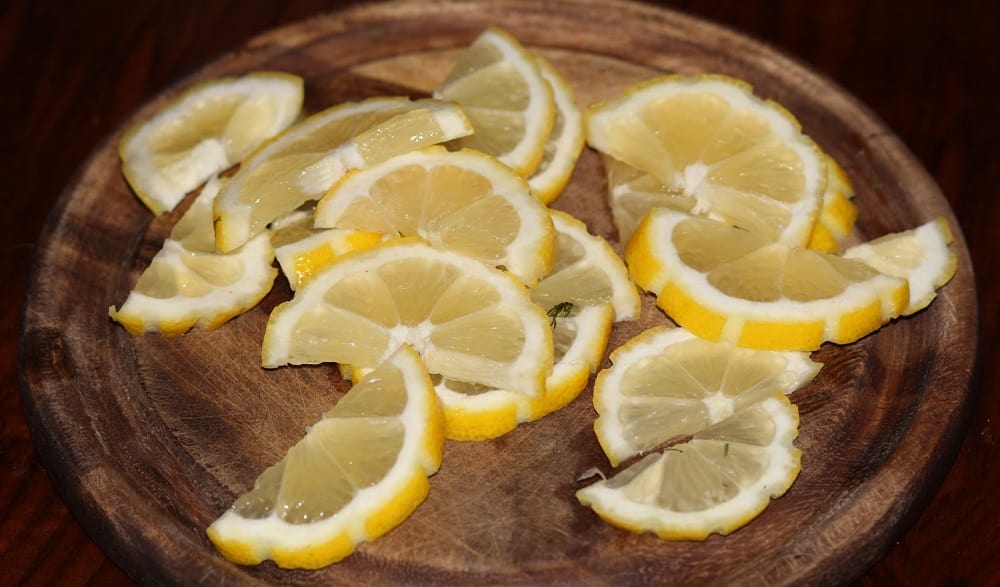 Полукольца лимона для шашлыка