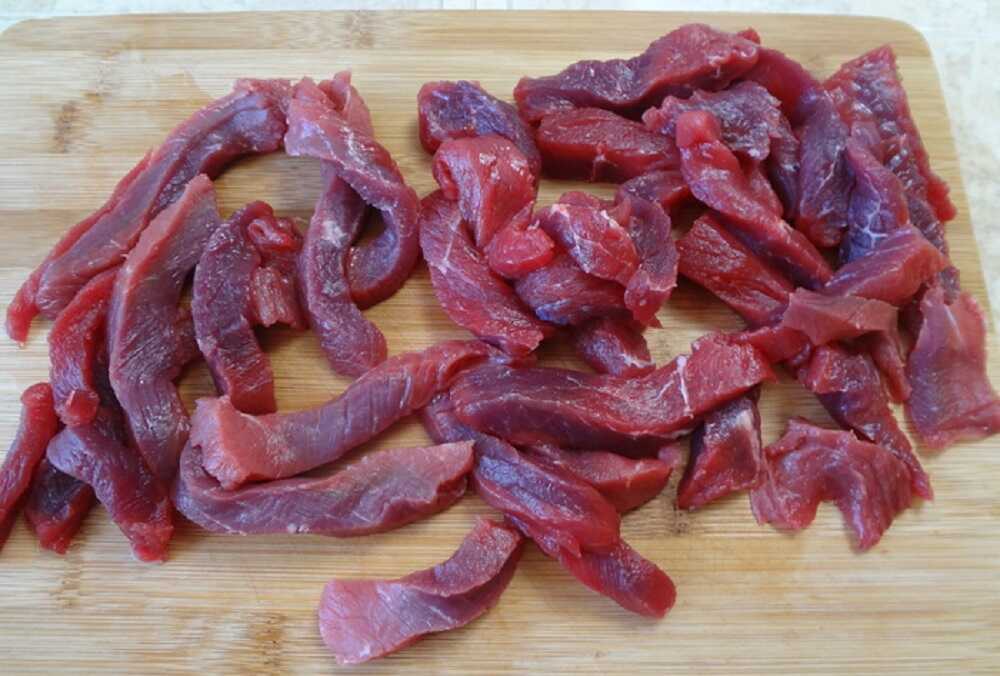 Нарезанная говядина