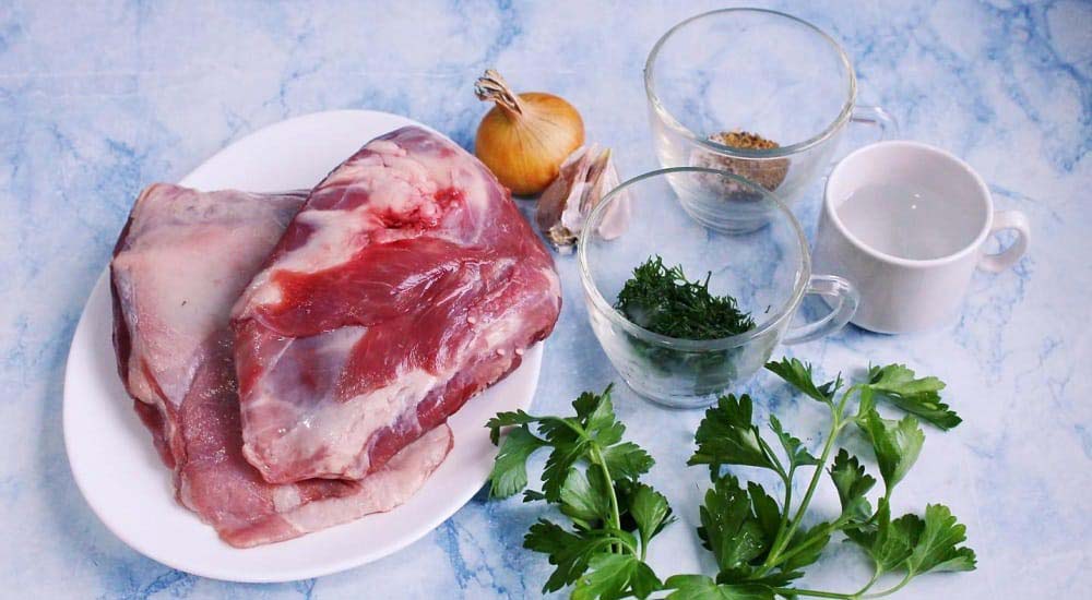 Состав люля-кебаба из баранины с луком