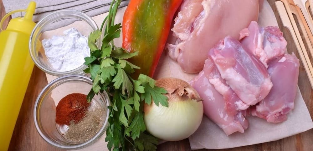 Состав люля-кебаба из курицы