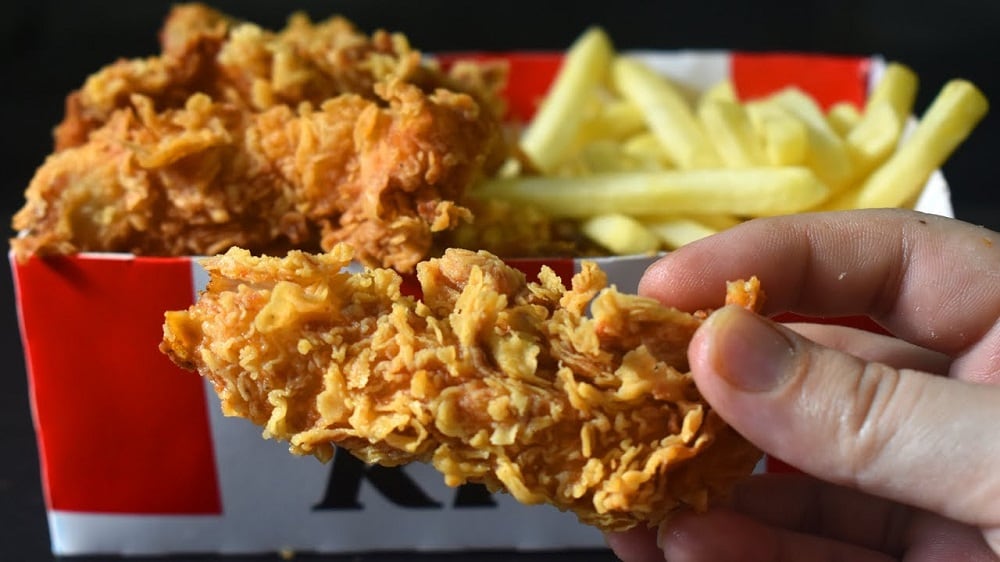 Стрипсы в KFC
