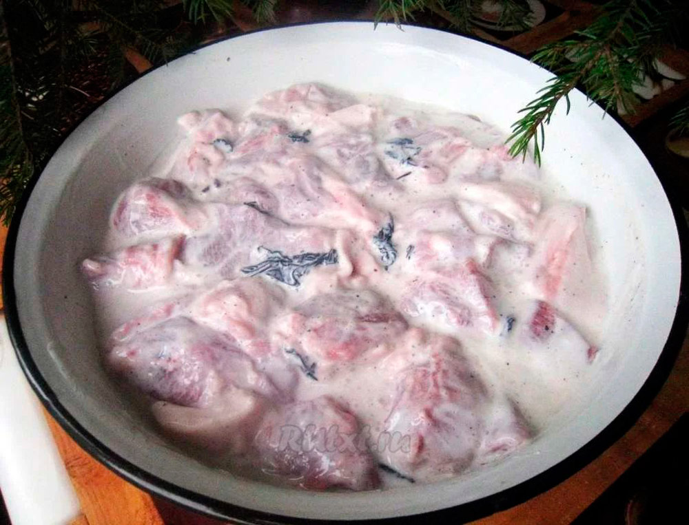 Кефирный маринад