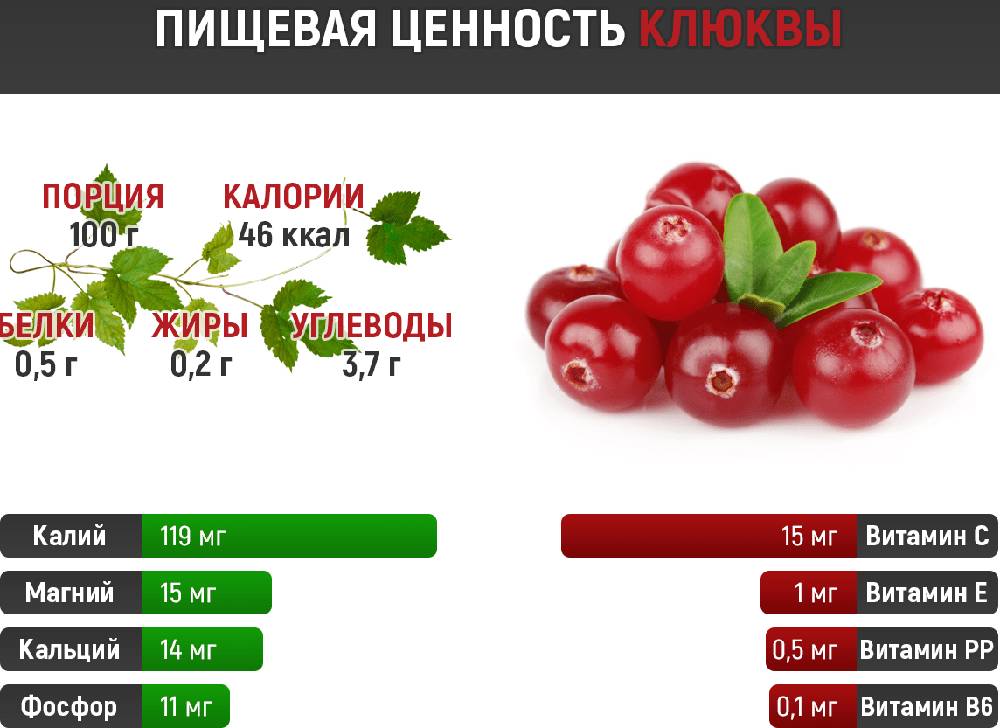 Клюква и витамины