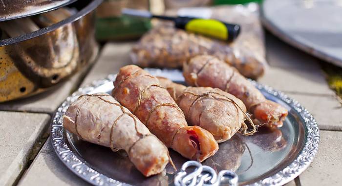 Колбаса из индейки из кастрюли