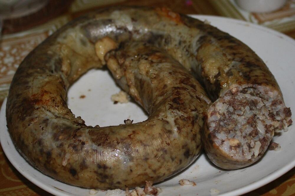 Ливерная колбаса с рисом