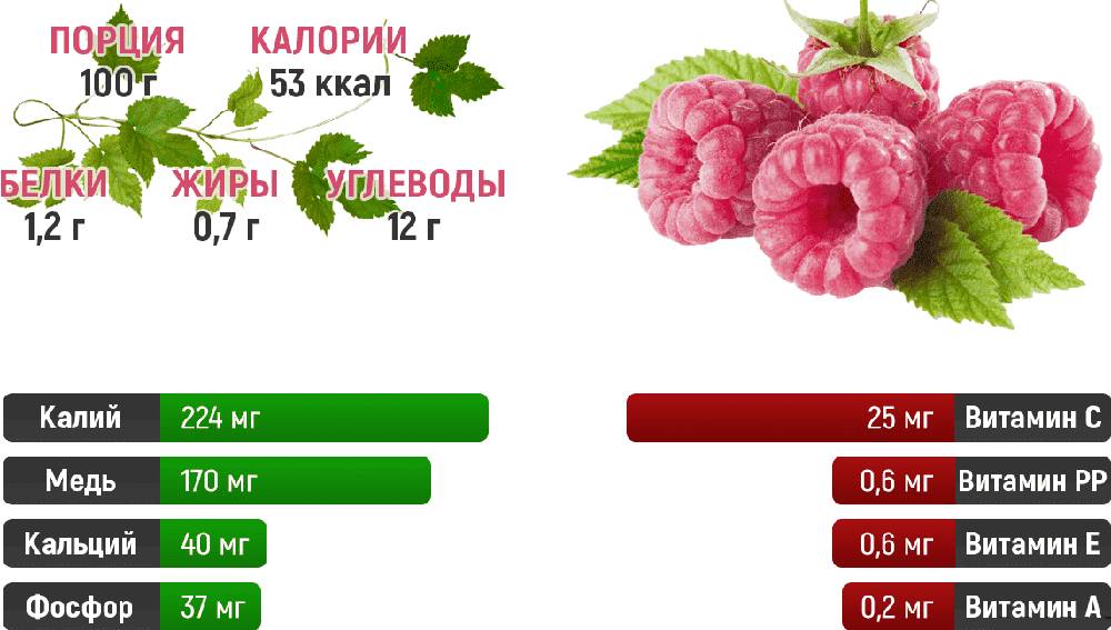 Малина и её состав