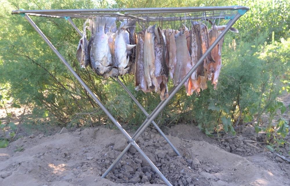 Рыба на крючках