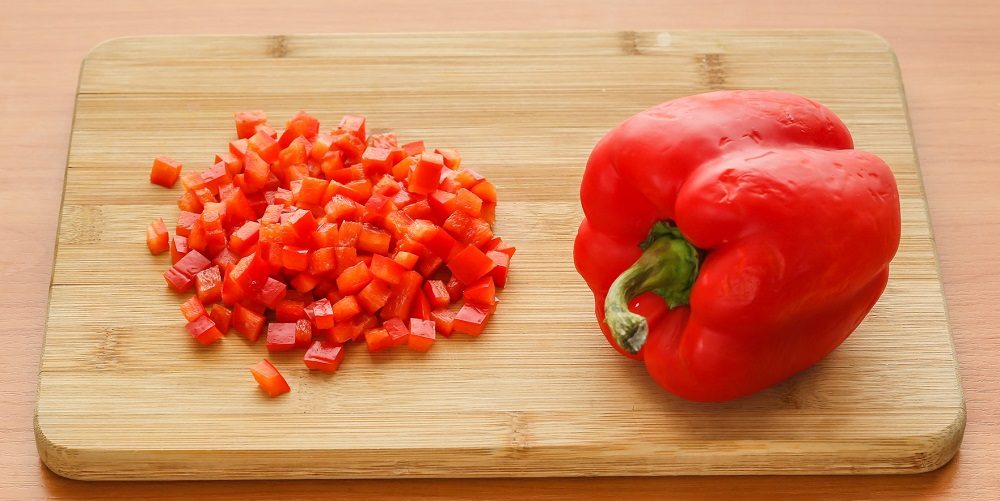 Сладкий перец кубиками