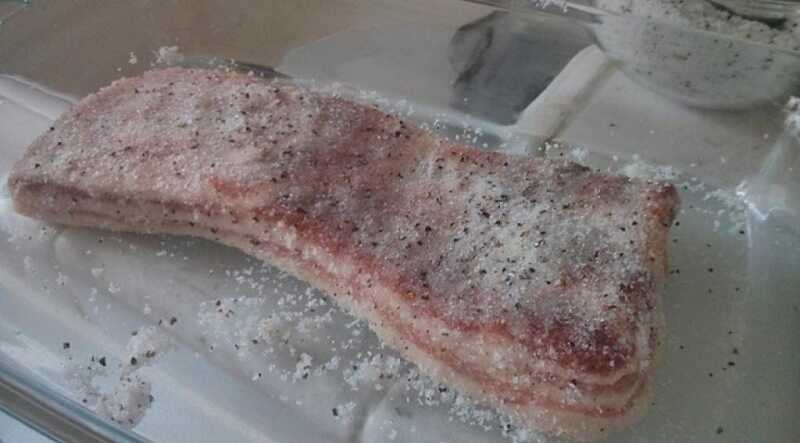 Сухая засолка сала